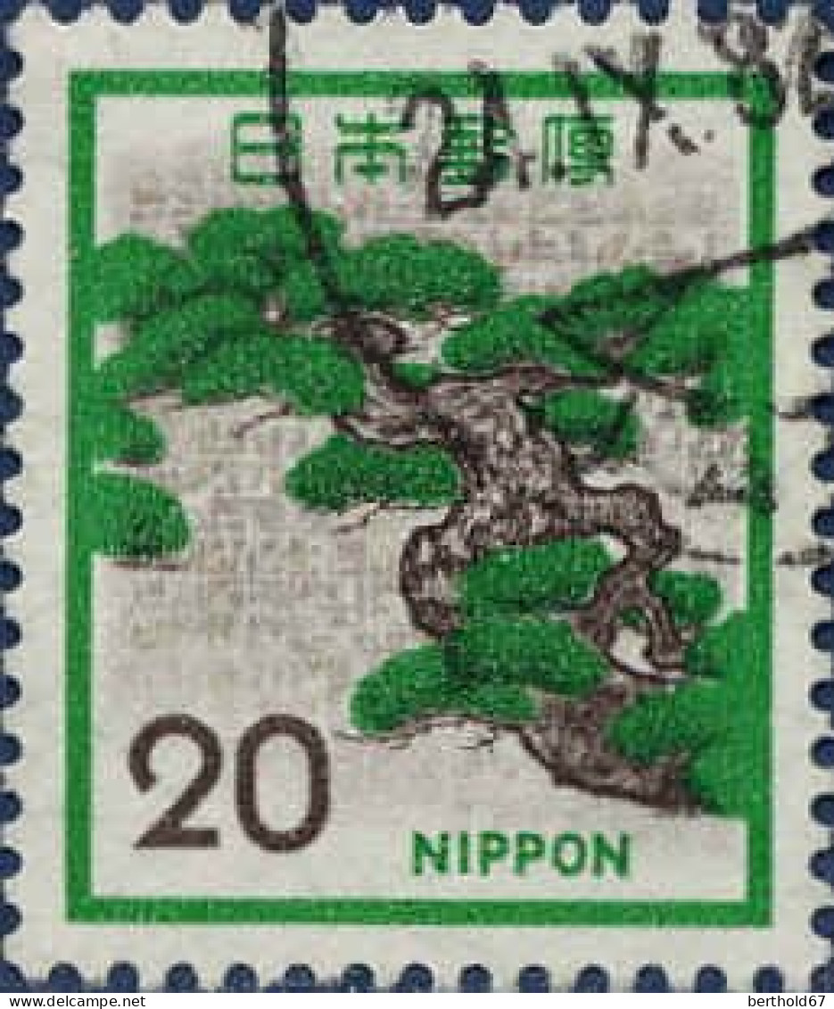 Japon Poste Obl Yv:1034 Mi:1136A Pin Japonais (Beau Cachet Rond) - Gebraucht