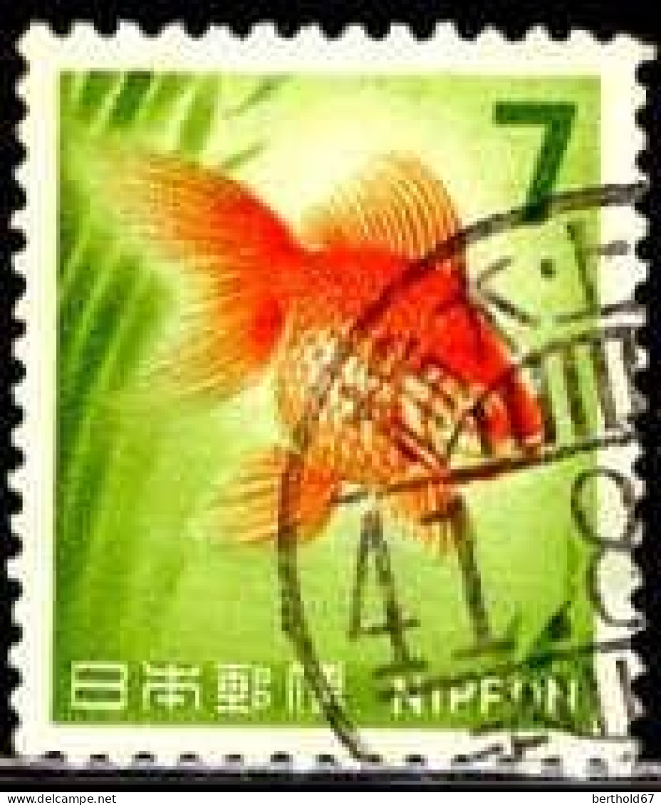 Japon Poste Obl Yv: 837 Mi:928x Carassius Auratus (TB Cachet Rond) - Oblitérés