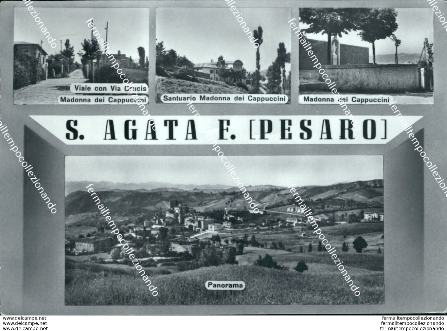 Br41 Cartolina  S.agata Feltria Provincia Di Rimini Emilia Romagna - Rimini