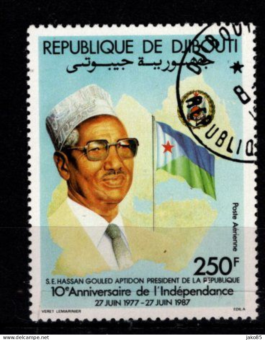 - DJIBOUTI - 1987 - YT N° PA 236 - Oblitéré - Indépendance - Yibuti (1977-...)
