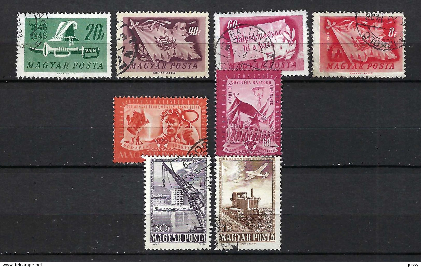 HONGRIE Ca.1949: Lot D'obl. - Used Stamps