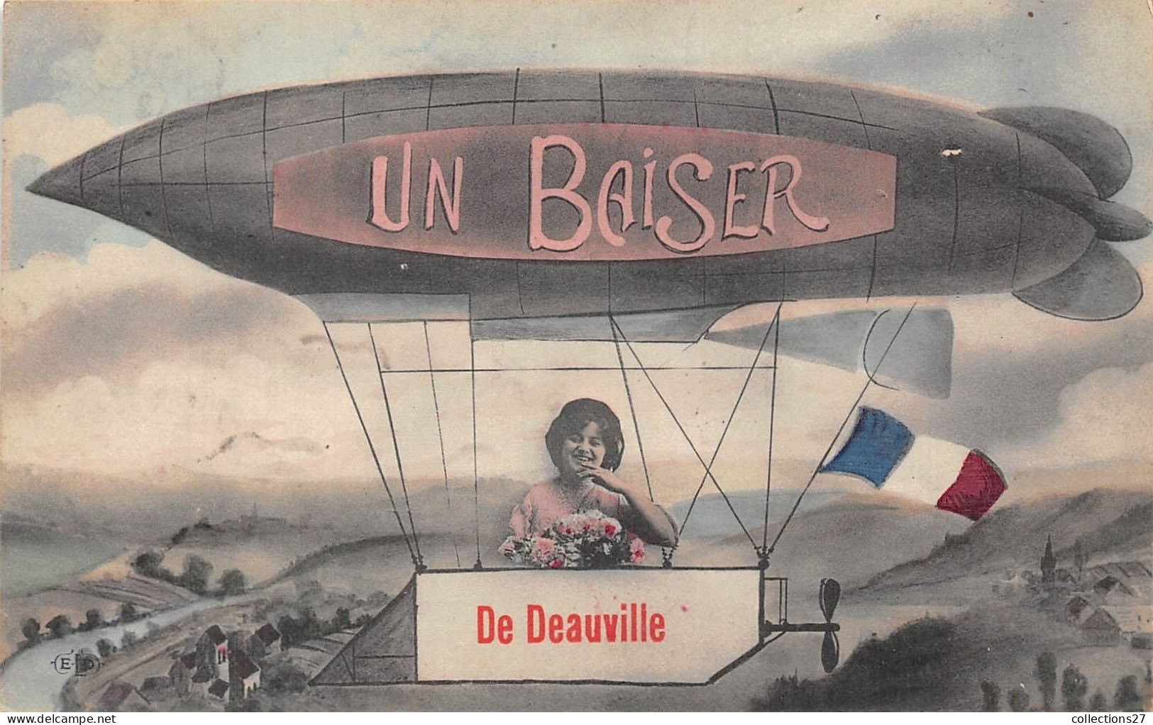 14-DEAUVILLE- UN BAISER DE DEAUVILLE - Deauville