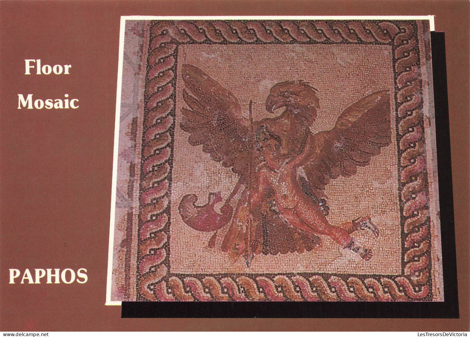 CHYPRE - Paphos - Floor Mosaic - Ganymides Et L'Aigle - Colorisé - Carte Postale - Chypre