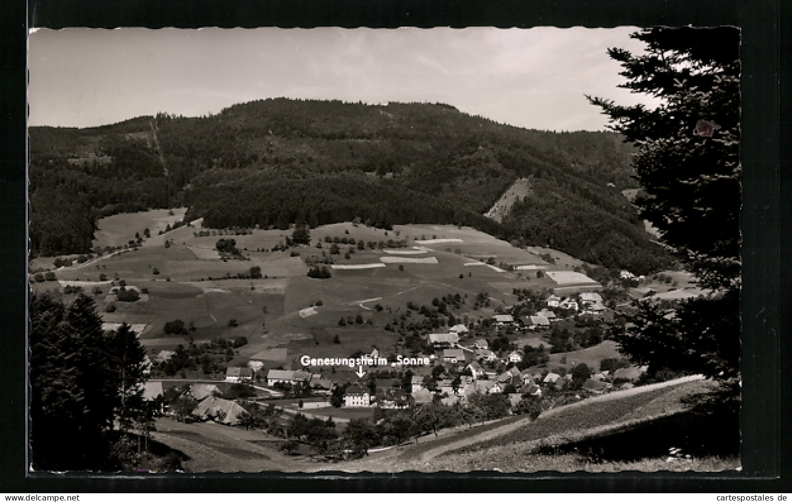 AK Marzell Bei Badenweiler, Totalansicht Mit Genesungsheim Sonne  - Badenweiler