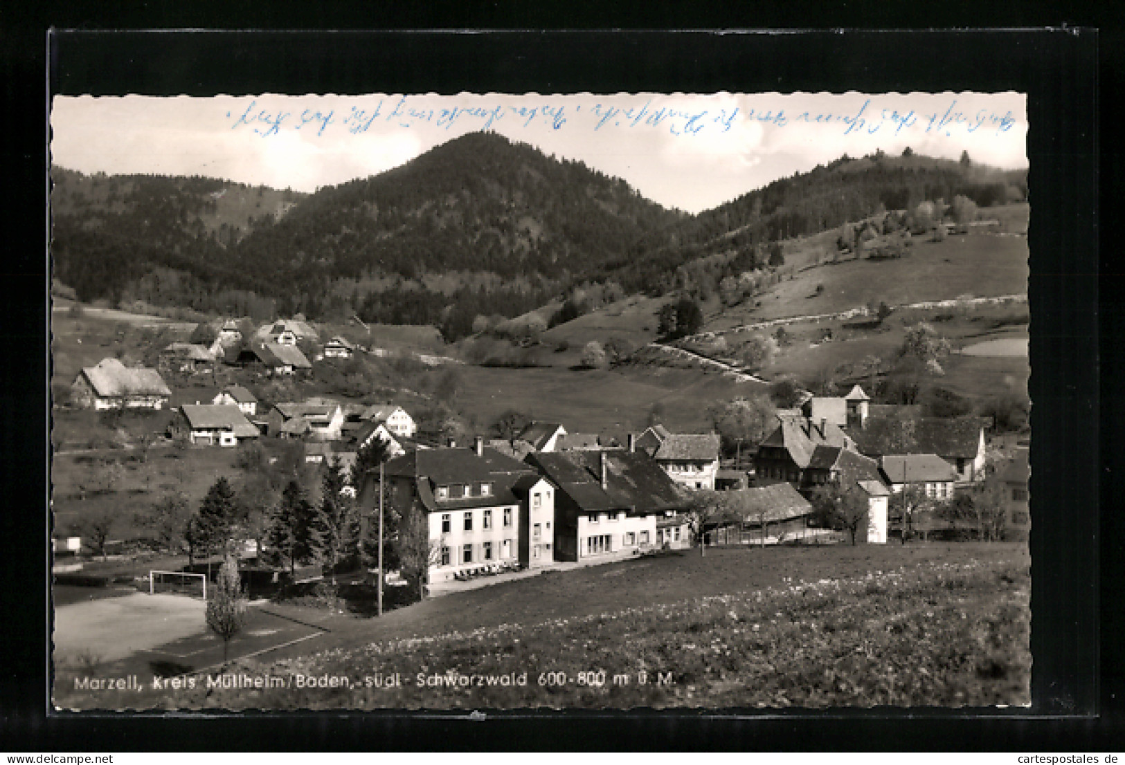 AK Marzell Krs. Müllheim /Baden, Ortsansicht Von Einem Berg Aus  - Müllheim