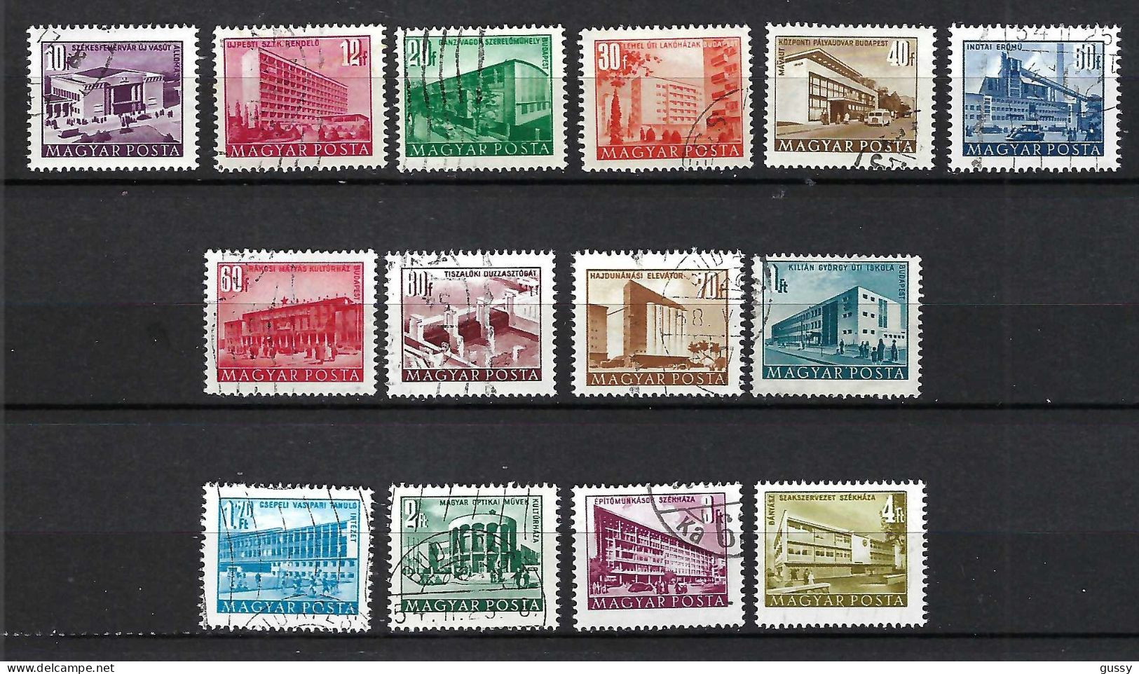 HONGRIE Ca.1951-53: Lot D'obl. - Used Stamps