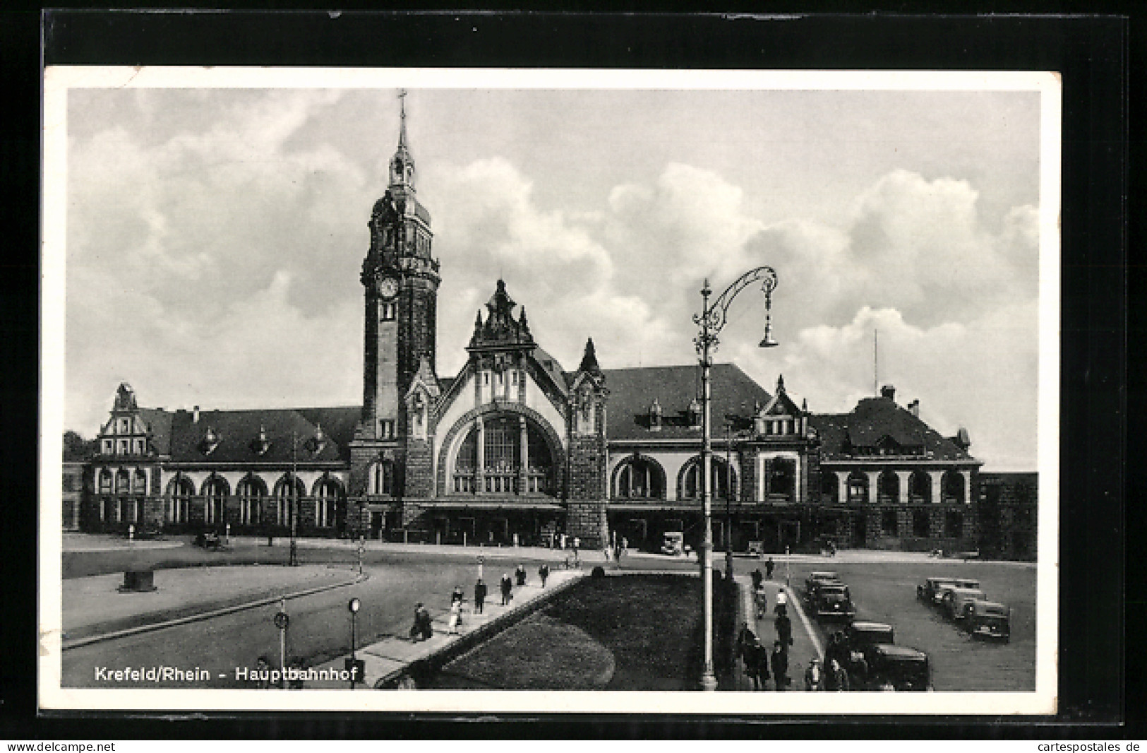 AK Krefeld /Rhein, Blick Zum Hauptbahnhof  - Krefeld