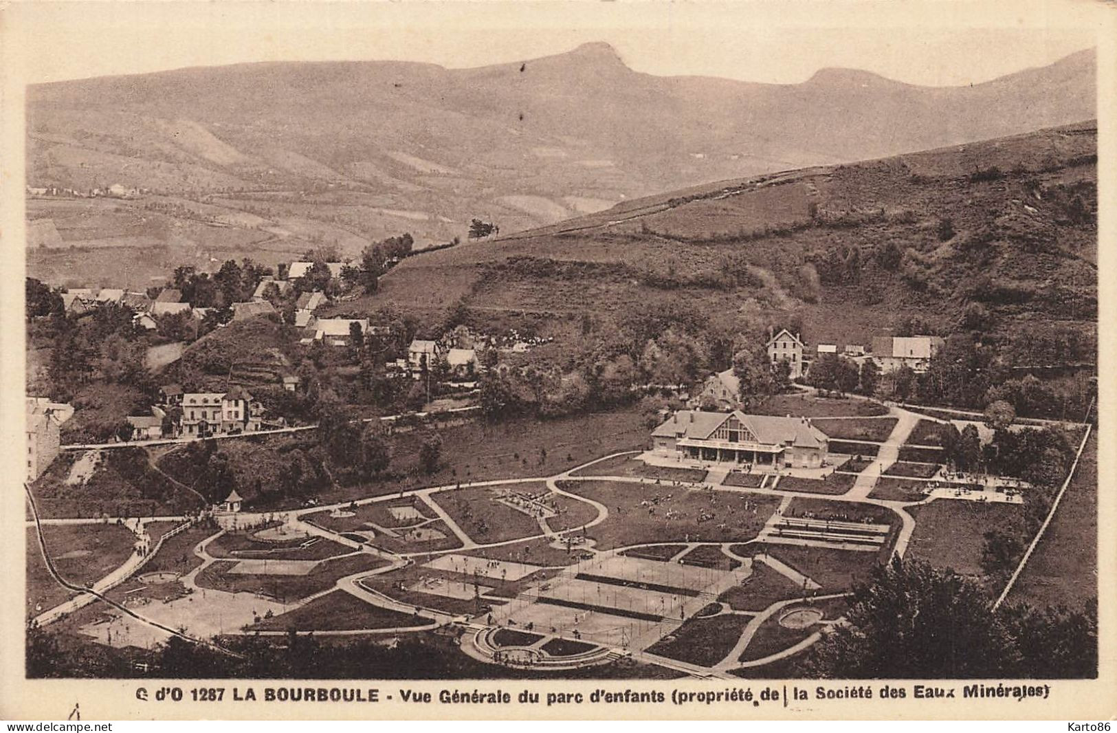 La Bourboule * Vue Générale Aérienne Du Parc D'enfants - La Bourboule