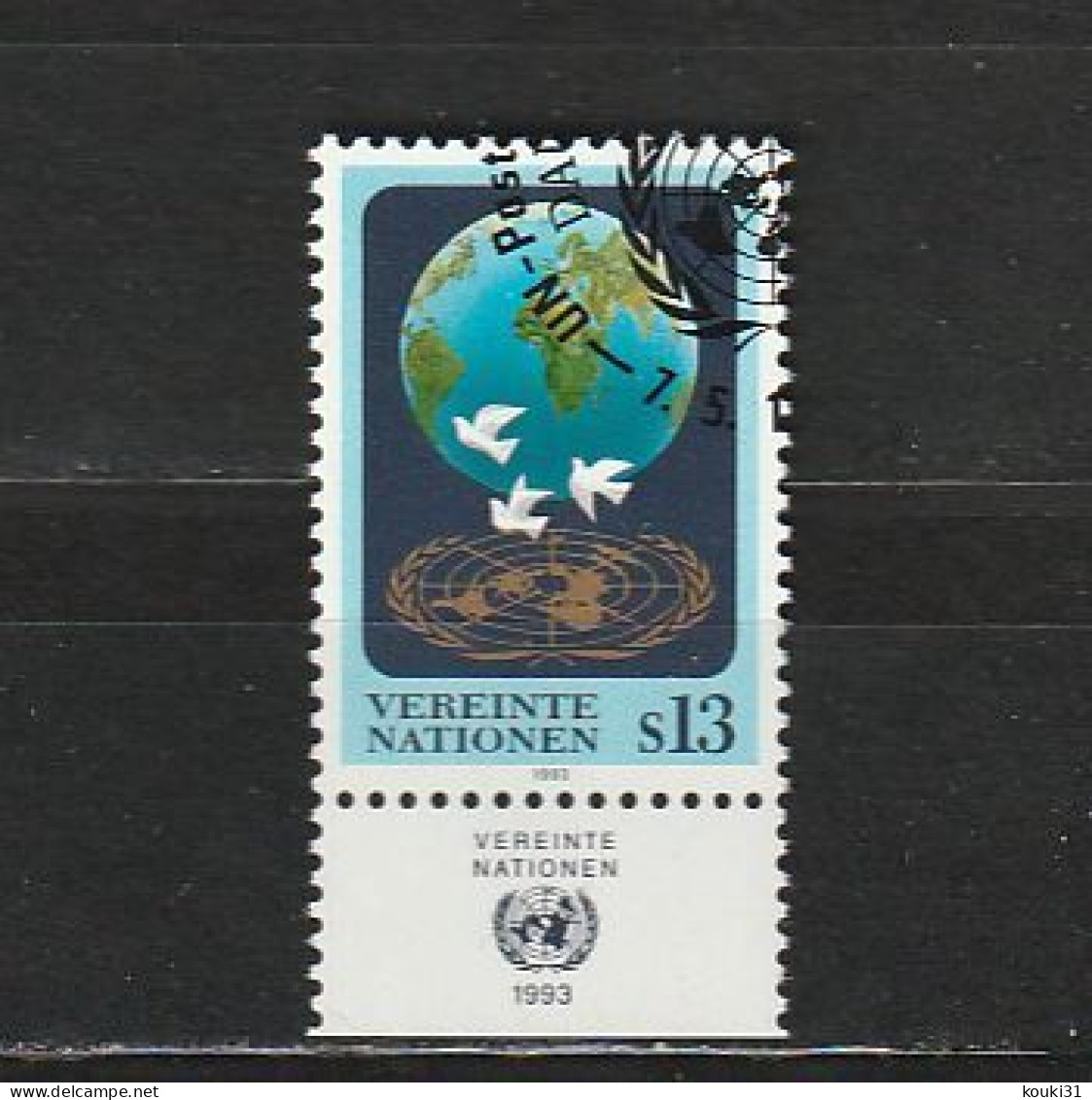 Nations Unies (Vienne) YT 165 Obl : Colombe - 1993 - Usados
