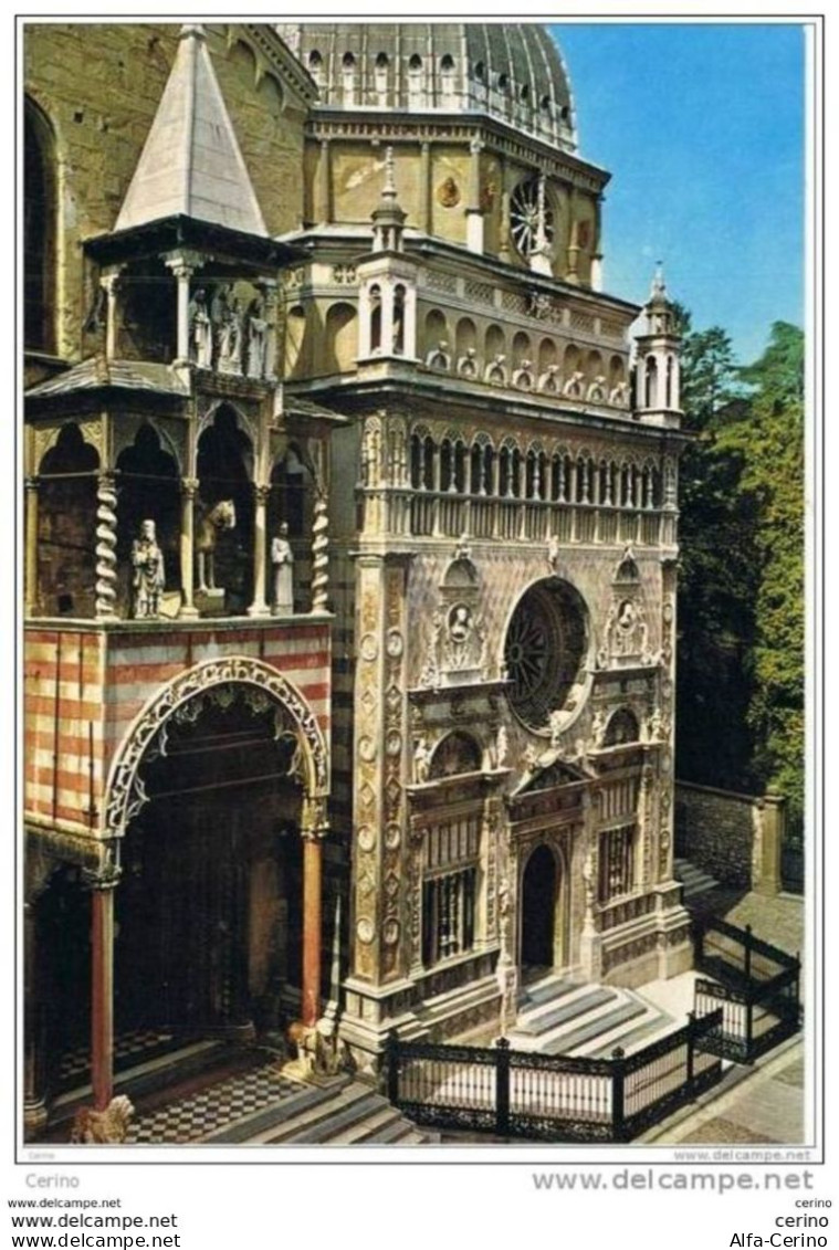 BERGAMO:  S. MARIA  MAGGIORE  E  CAPPELLA  COLLEONI  -  PER  LA  SVIZZERA  -  FG - Churches & Convents