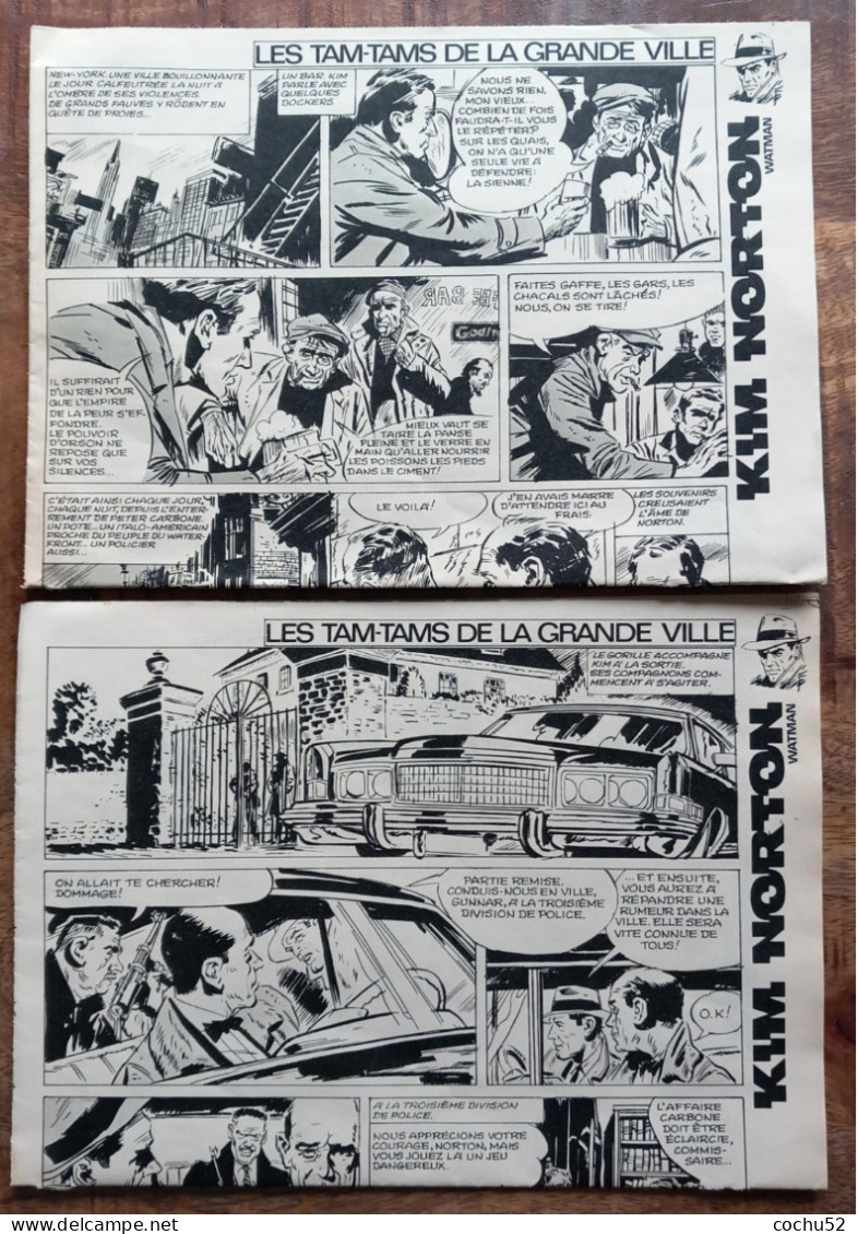 Spirou--Classiques Dupuis---Kim Norton – Les Tam-tams De La Grande Ville, Watman, 1978 - Spirou Magazine