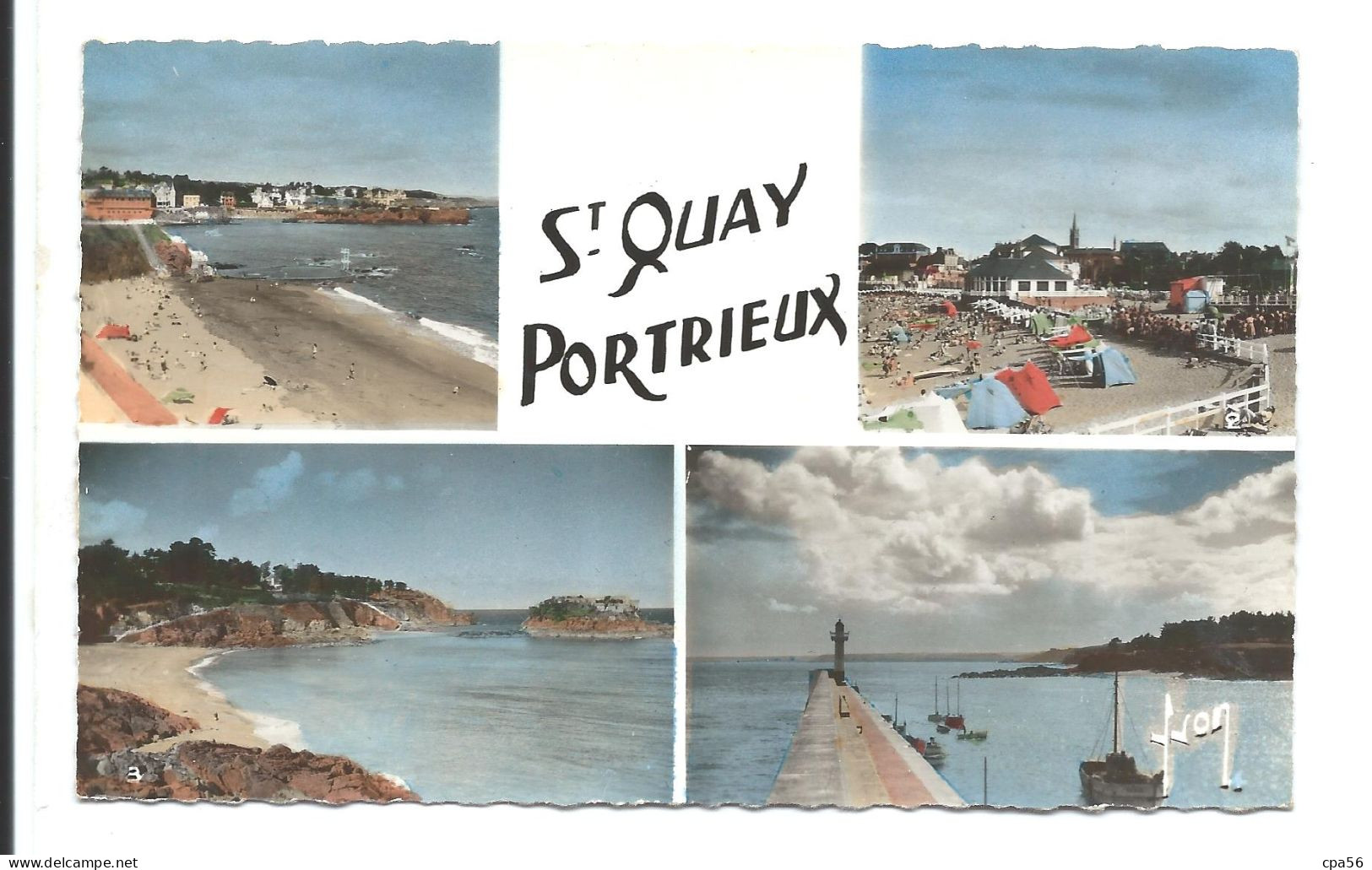 SAINT-QUAY PORTRIEUX - Carte Multivues Clichés Vers Années 55 - Saint-Quay-Portrieux