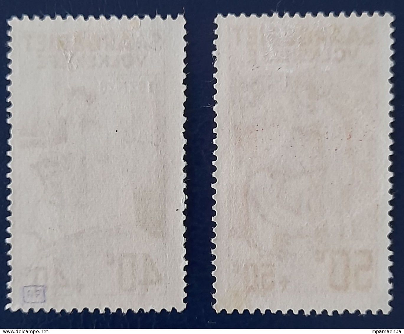 Sarre Série 122 à 123 Neufs *, Traces De Charnières, Voir Scan. - Unused Stamps