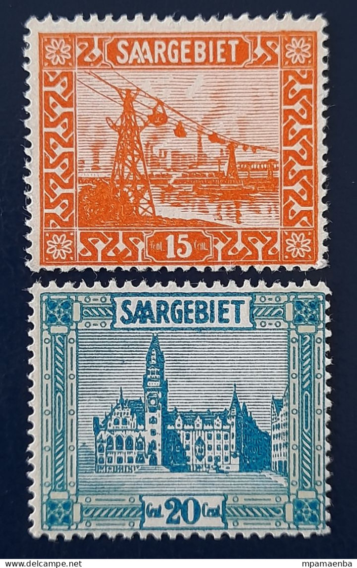 Sarre 98, 99 Neufs * * (MNH). - Unused Stamps