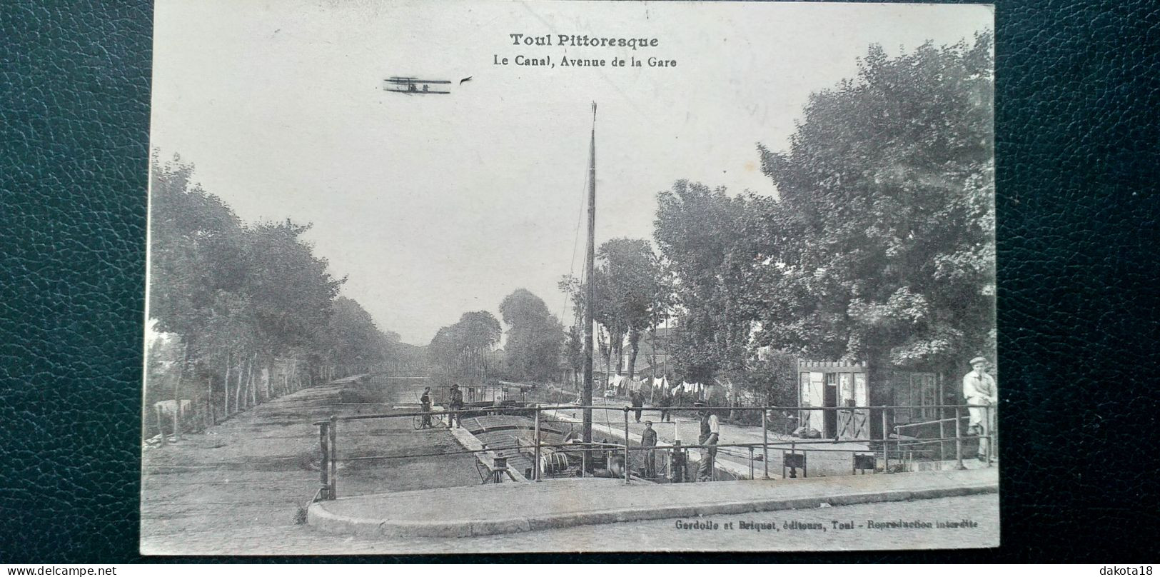 54 , Toul , Le Canal , Avenue De La Gare En 1919 - Toul