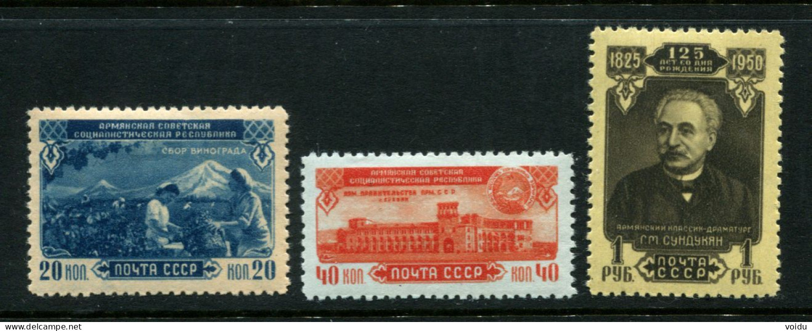 Russia 1950 Mi 1518-1520 MNH  ** - Nuovi