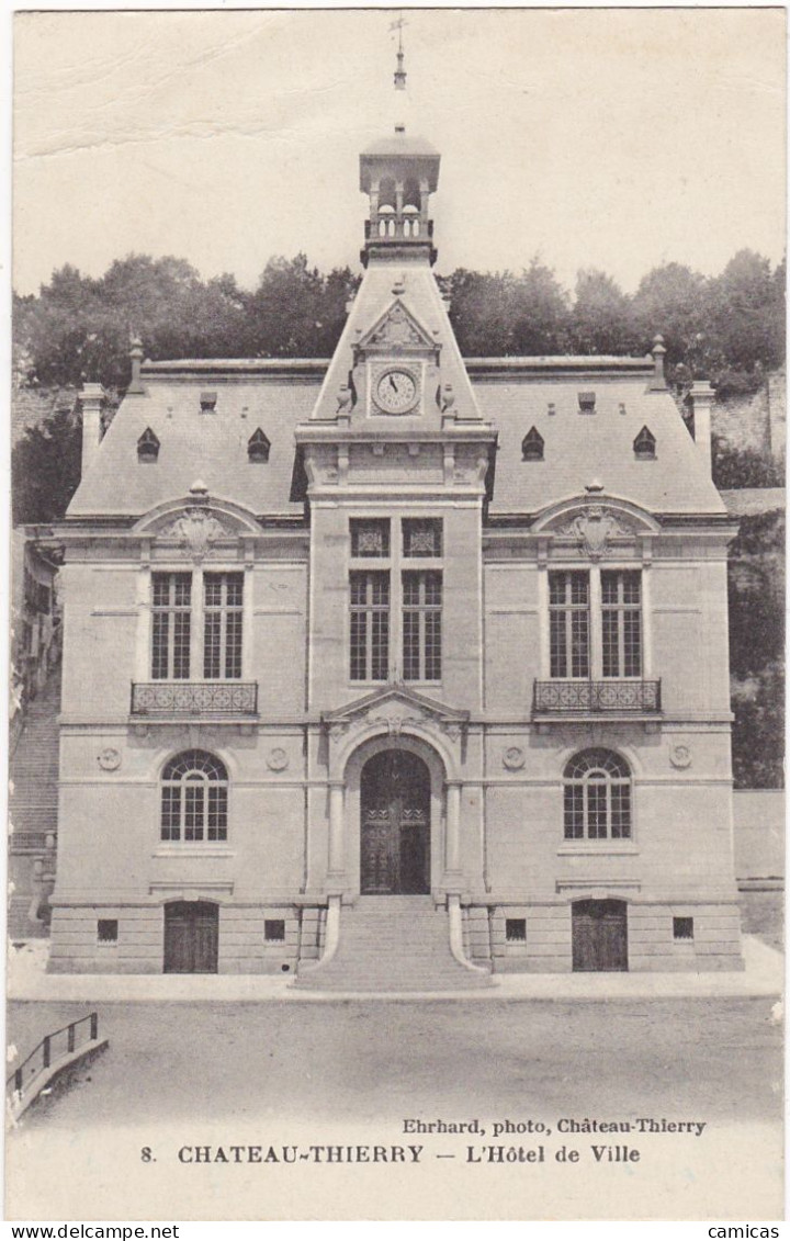 LOT DE 10 CARTES: L'AISNE: VILLERS-COTTERETS, Le Château,  VAILLY: La Mairie ,Entrée Des Français, HIRSON  Etc... - 5 - 99 Postcards