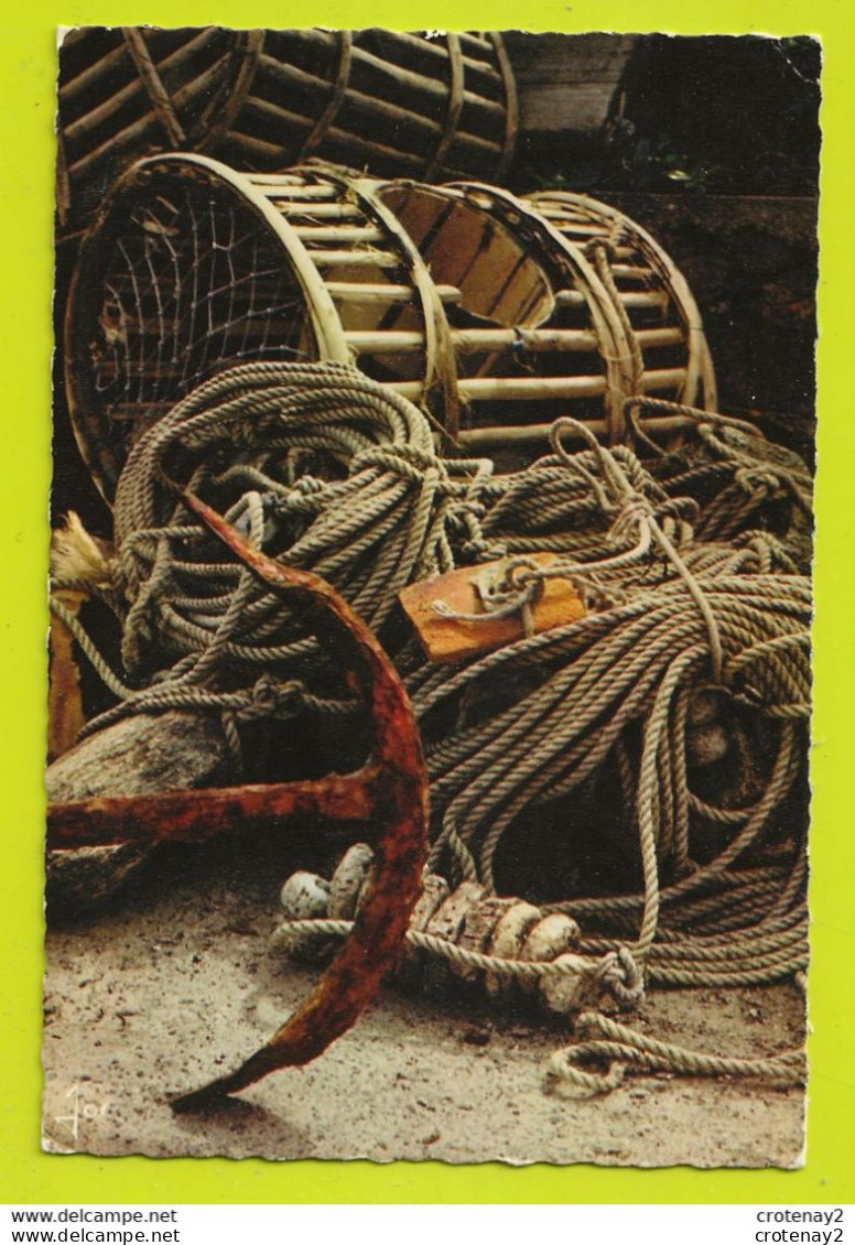 56 La Bretagne En Couleurs N°3204 Pêche Casiers De Crustacés VOIR DOS Postée Belle Ile Le Palais En 1972 VOIR DOS - Belle Ile En Mer