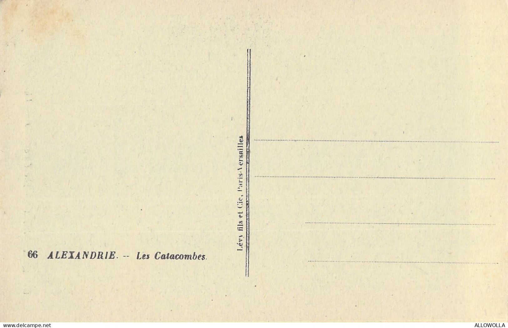 26980 " ALEXANDRIA-THE CATACOMBS " -VERA FOTO-CART.POST.  NON SPED. - Alexandrie