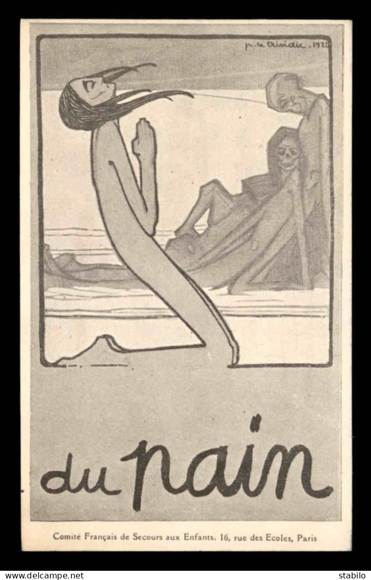 ILLUSTRATEURS - LE TRIVIDIC 1922 - DU PAIN  - Autres & Non Classés