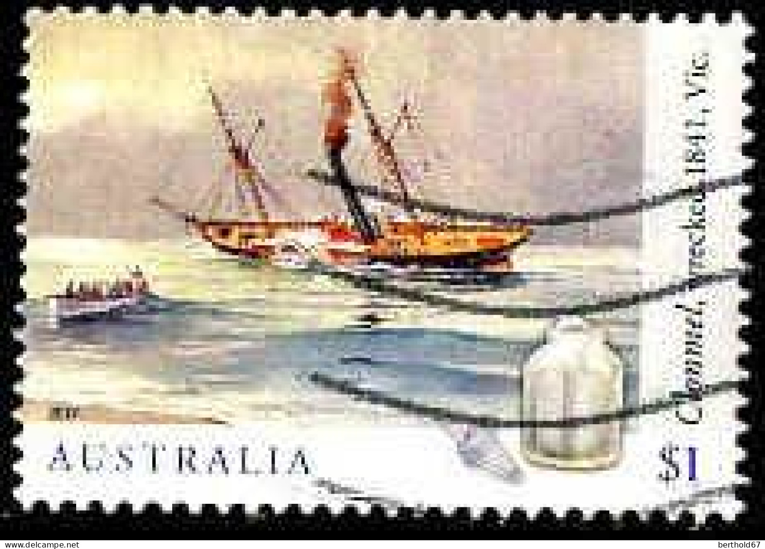 Australie Poste Obl Yv:4495/4496 Naufrages (Lign.Ondulées) - Gebruikt