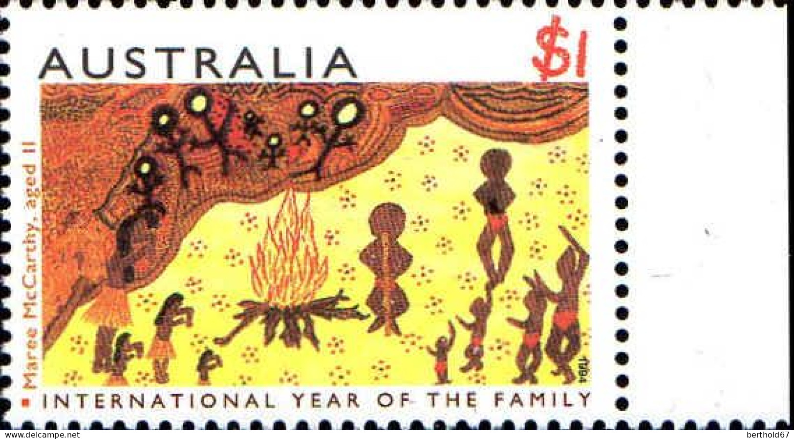 Australie Poste N** Yv:1359/1361 Année Internationale De La Famille Bord De Feuille - Ongebruikt