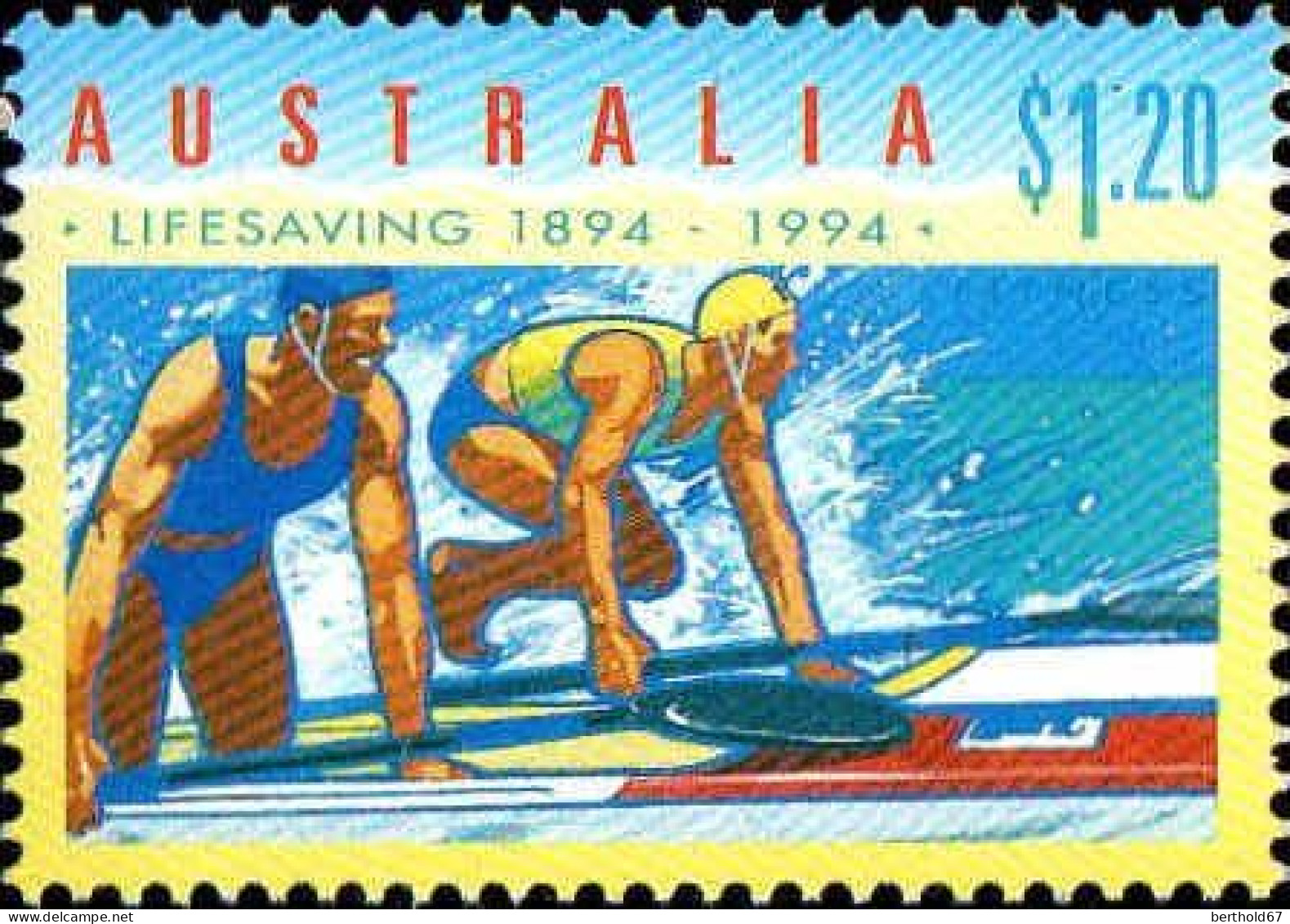 Australie Poste N** Yv:1343/1346 Sauvetage En Mer Lavesaving - Ungebraucht