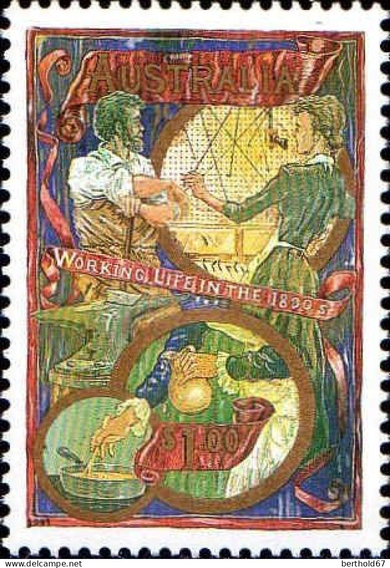 Australie Poste N** Yv:1302/1305 Traditions Vie Ouvrière - Mint Stamps