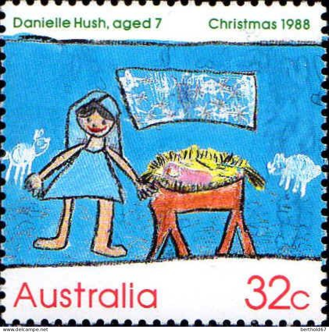 Australie Poste N** Yv:1103/1105 Noël Dessins D'enfants - Neufs