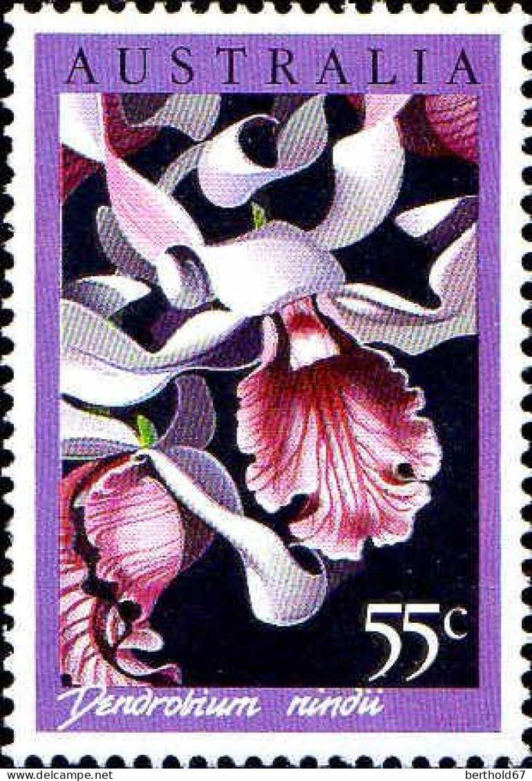 Australie Poste N** Yv: 973/976 Orchidées Australiennes (Thème) - Mint Stamps