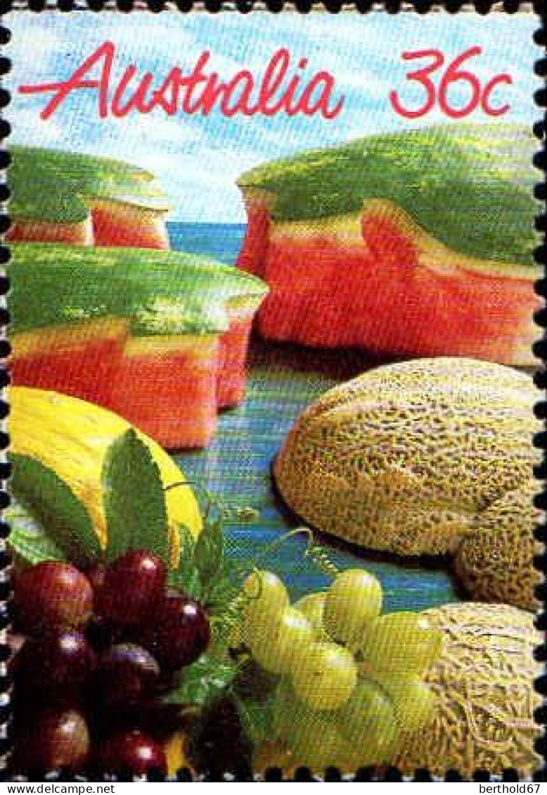 Australie Poste N** Yv: 990/993 Fruits (Thème) - Mint Stamps