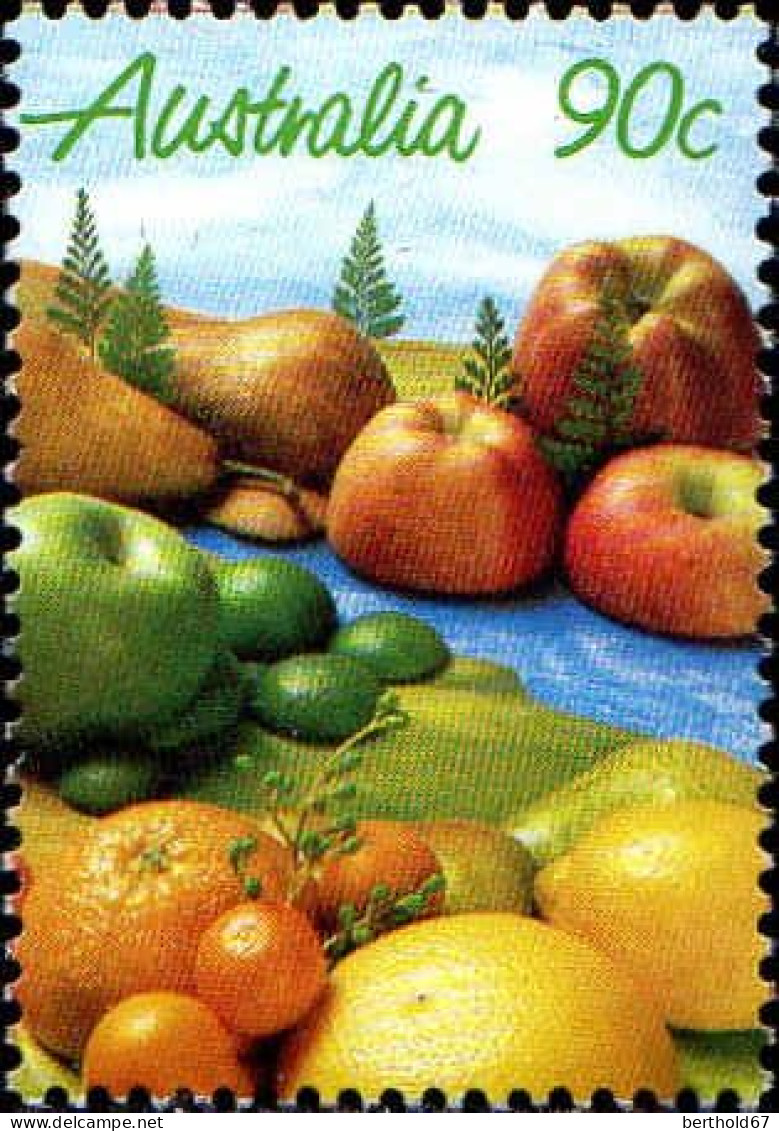 Australie Poste N** Yv: 990/993 Fruits (Thème) - Ungebraucht