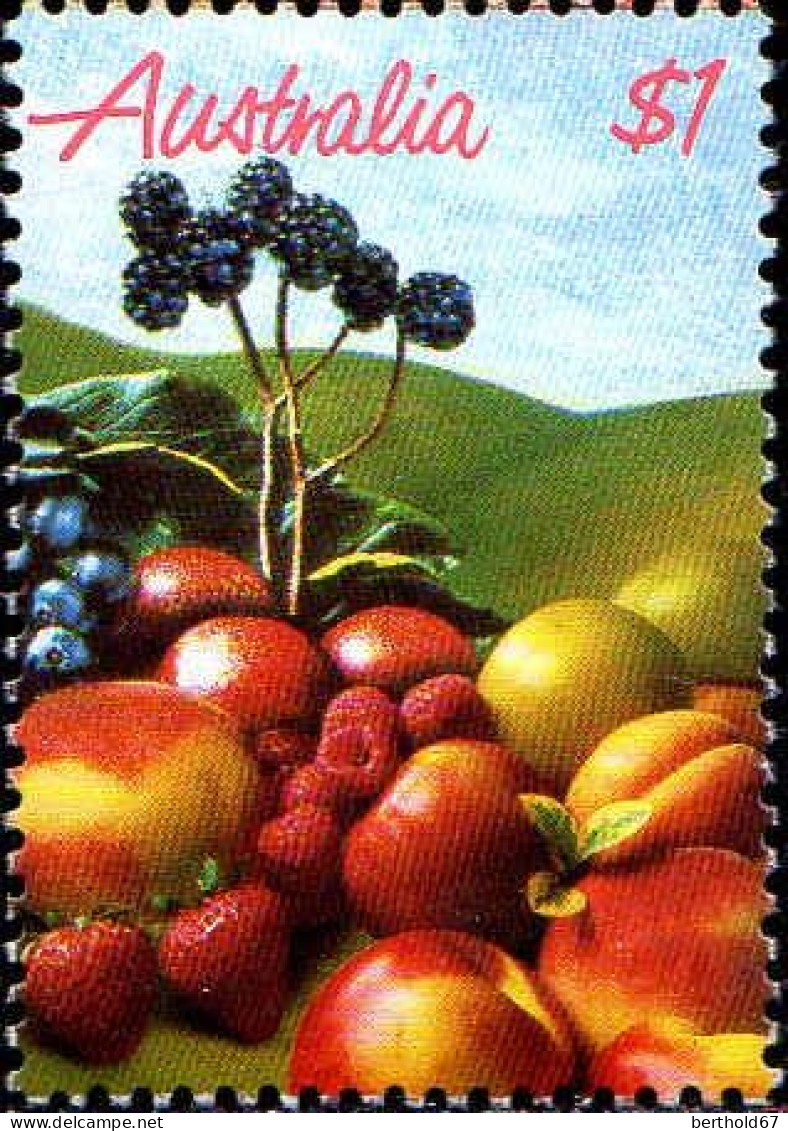 Australie Poste N** Yv: 990/993 Fruits (Thème) - Ungebraucht