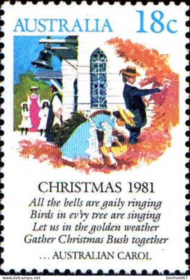 Australie Poste N** Yv: 756/757 Christmas Austalian Carol (Thème) - Mint Stamps