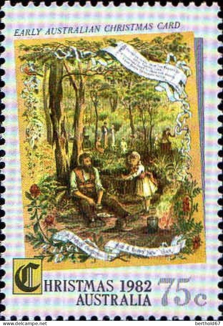 Australie Poste N** Yv: 795/796 Christmas Early Australian Christmas Card (Thème) - Mint Stamps