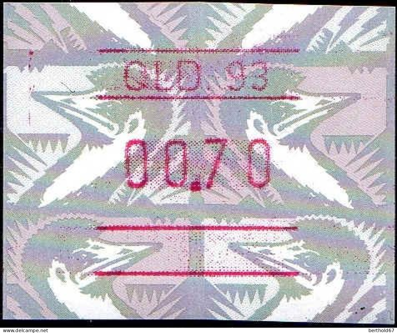 Australie Distrib N** Yv:17-1/17-3 Emeus - Mint Stamps