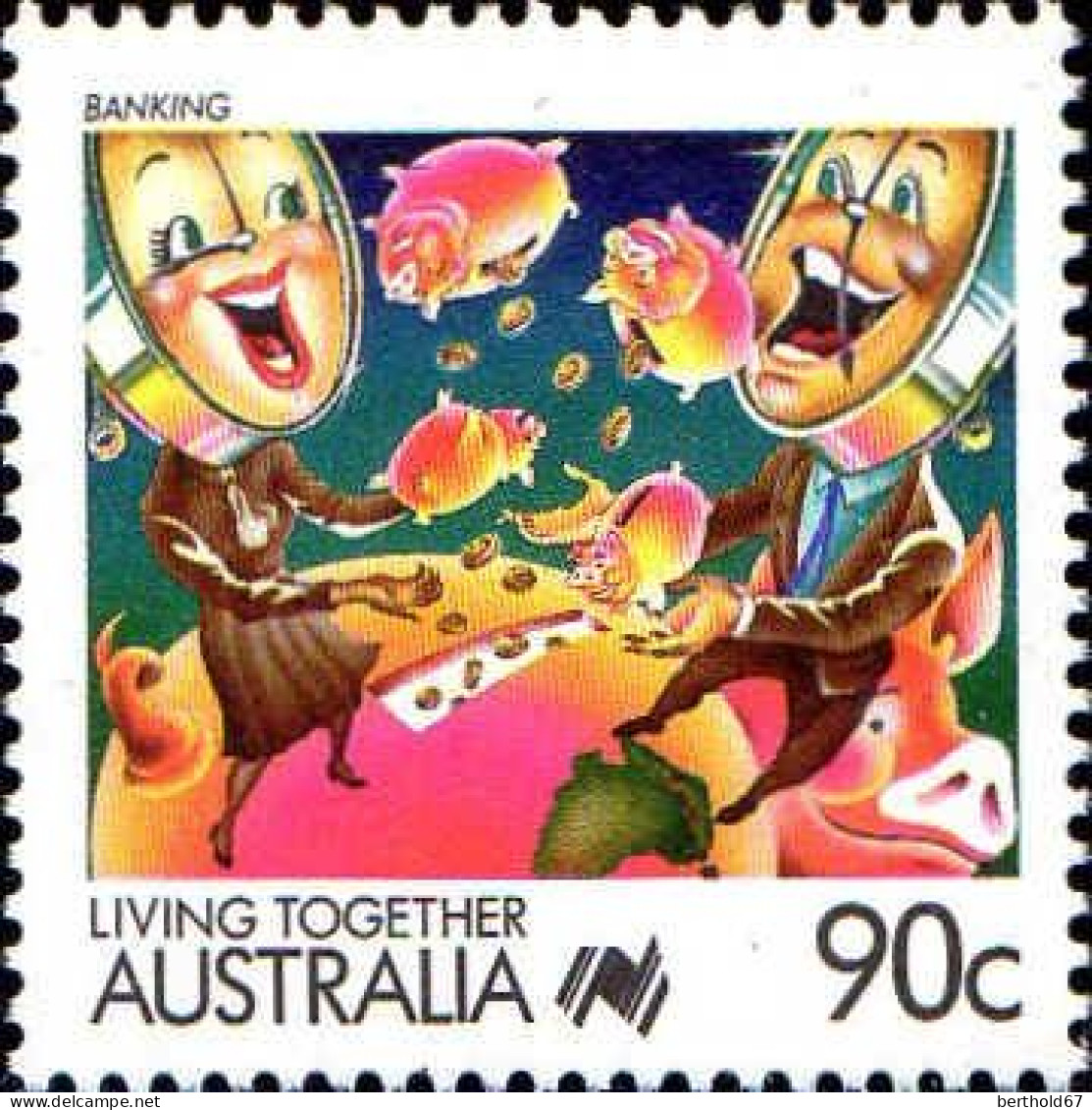 Australie Poste N** Yv:1051/1063 La vie en Australie