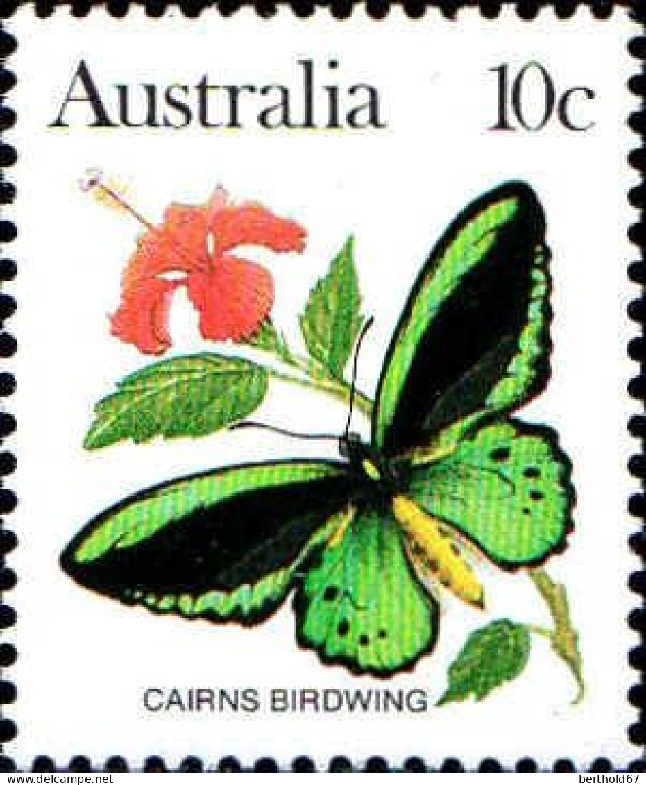 Australie Poste N** Yv: 825/834 Faune & Flore 5.Serie Papillons - Nuevos