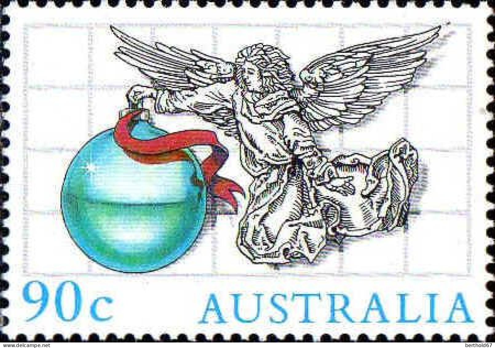 Australie Poste N** Yv: 927/930 Noël (927 Dent Un Peu Courte) (Thème) - Mint Stamps