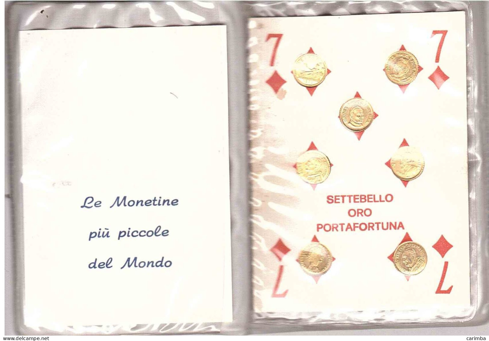 SETTEBELLO PICCOLE MONETE ORO PORTAFORTUNA - Other & Unclassified