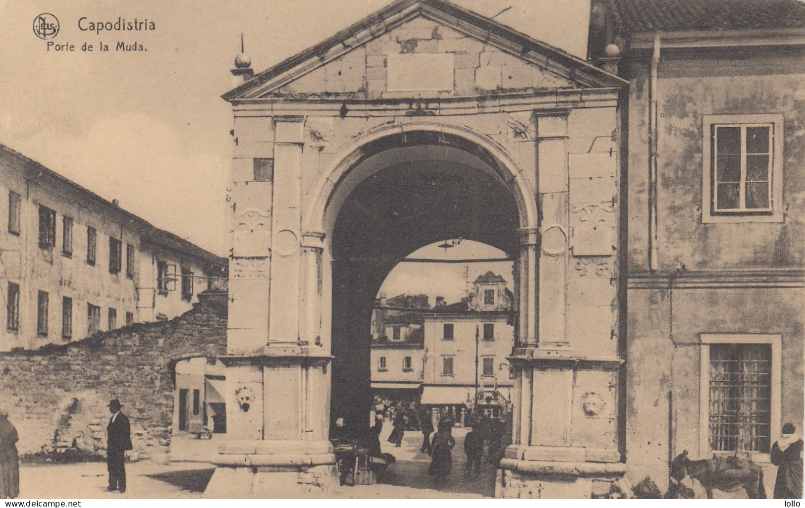 Slovenia   -  Capodistria  -  Koper  -  Porte De La Muda  -  F. Piccola  -  Nuova   - Bella Animata - Non Comune - Slovénie