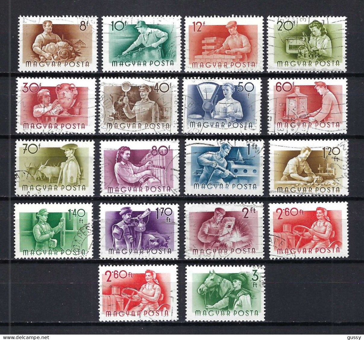 HONGRIE Ca.1955: Lot D'obl. - Used Stamps