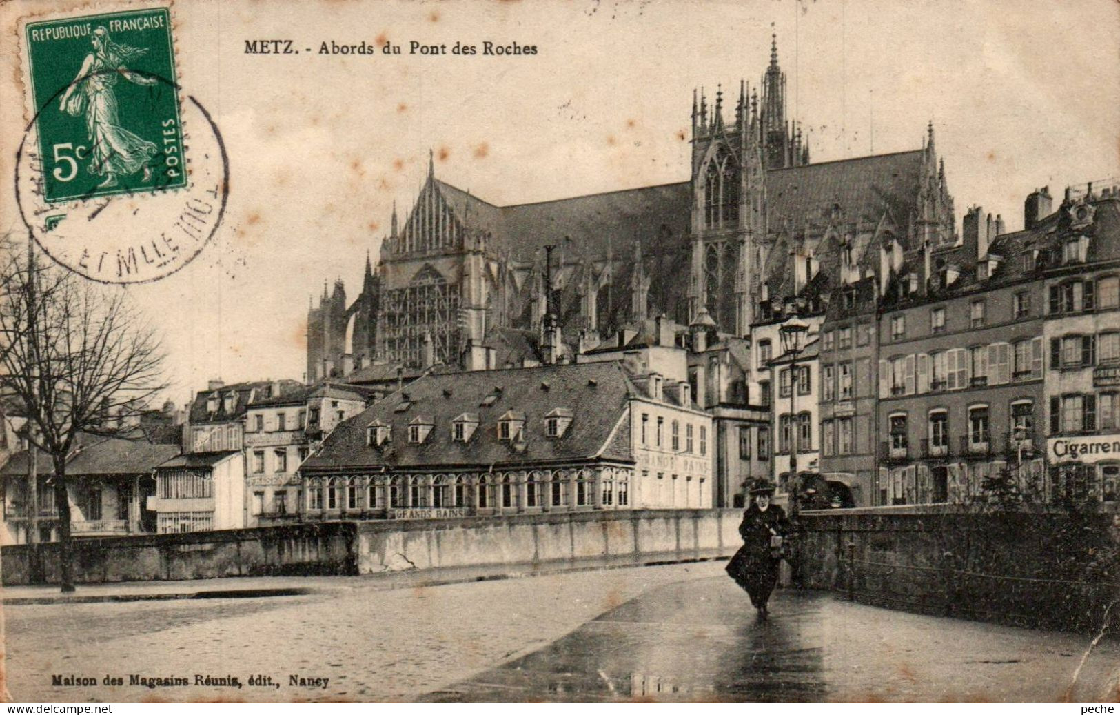 N°2570 W -cpa Metz -abside Du Pont Des Roches- - Metz