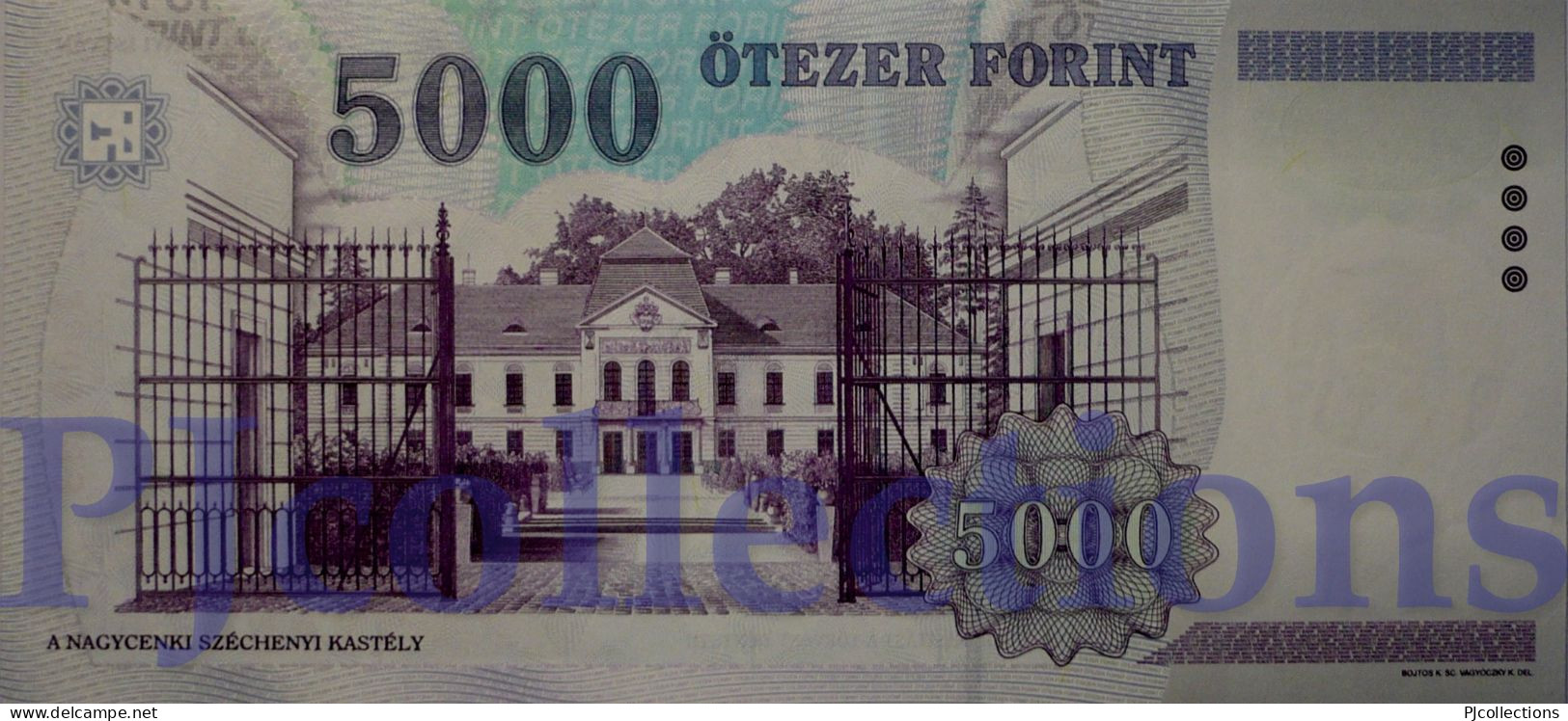 HUNGARY 5000 FORINT 1999 PICK 182a UNC - Hungría