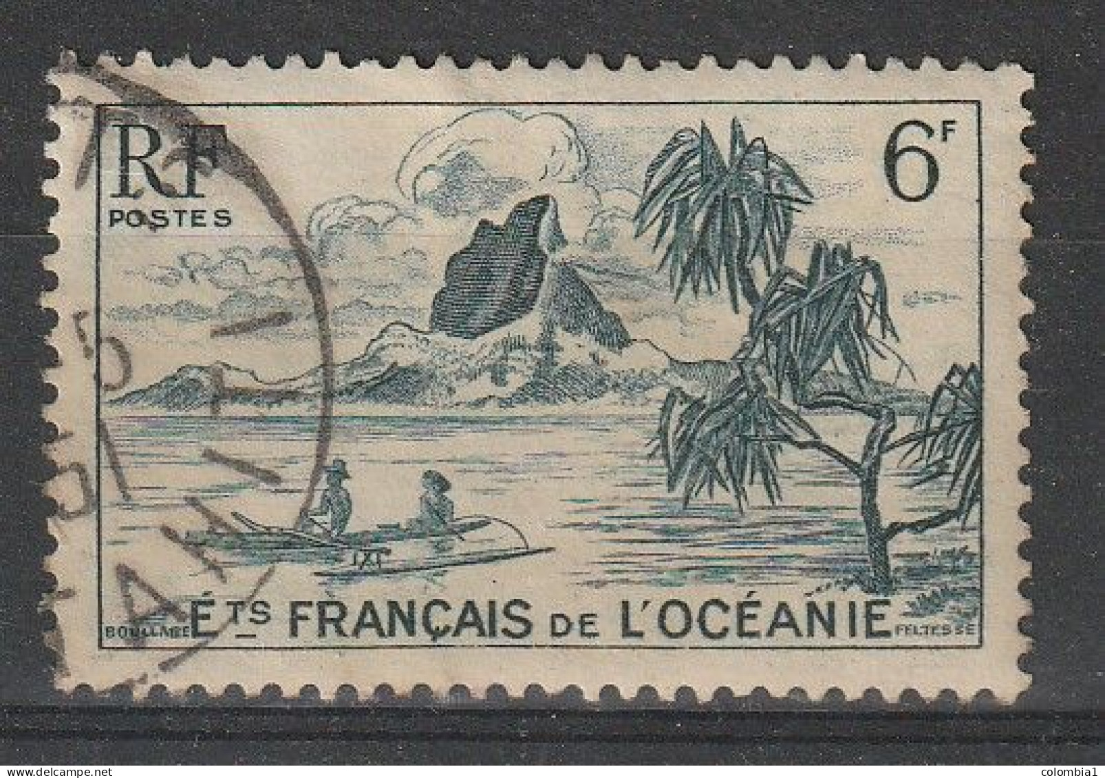 OCEANIE YT 196 Oblitéré Tahiti 1951 - Used Stamps