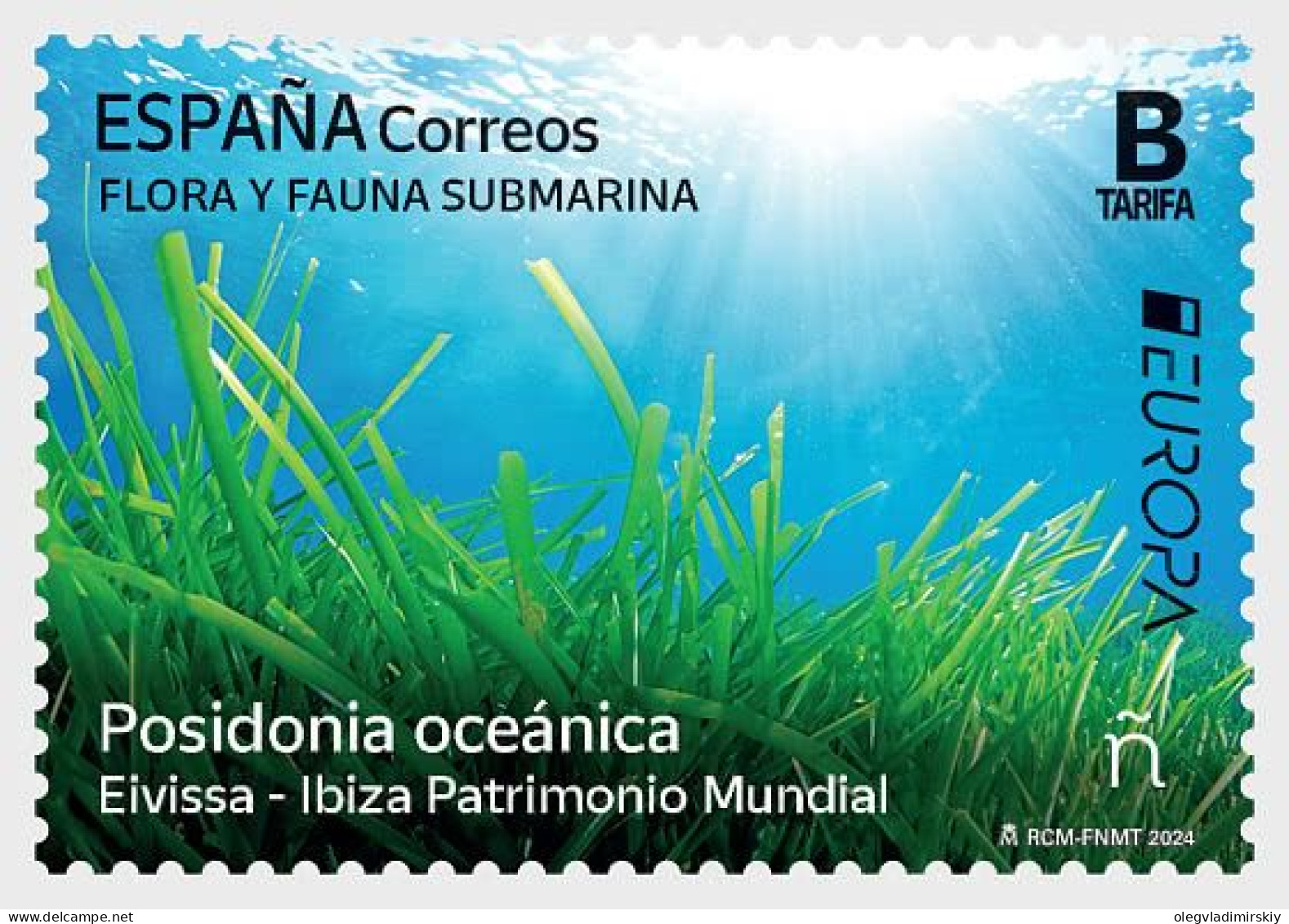 Spain Espagne Spanien 2024 Europa CEPT Undewater Fauna And Flora Stamp MNH - Neufs