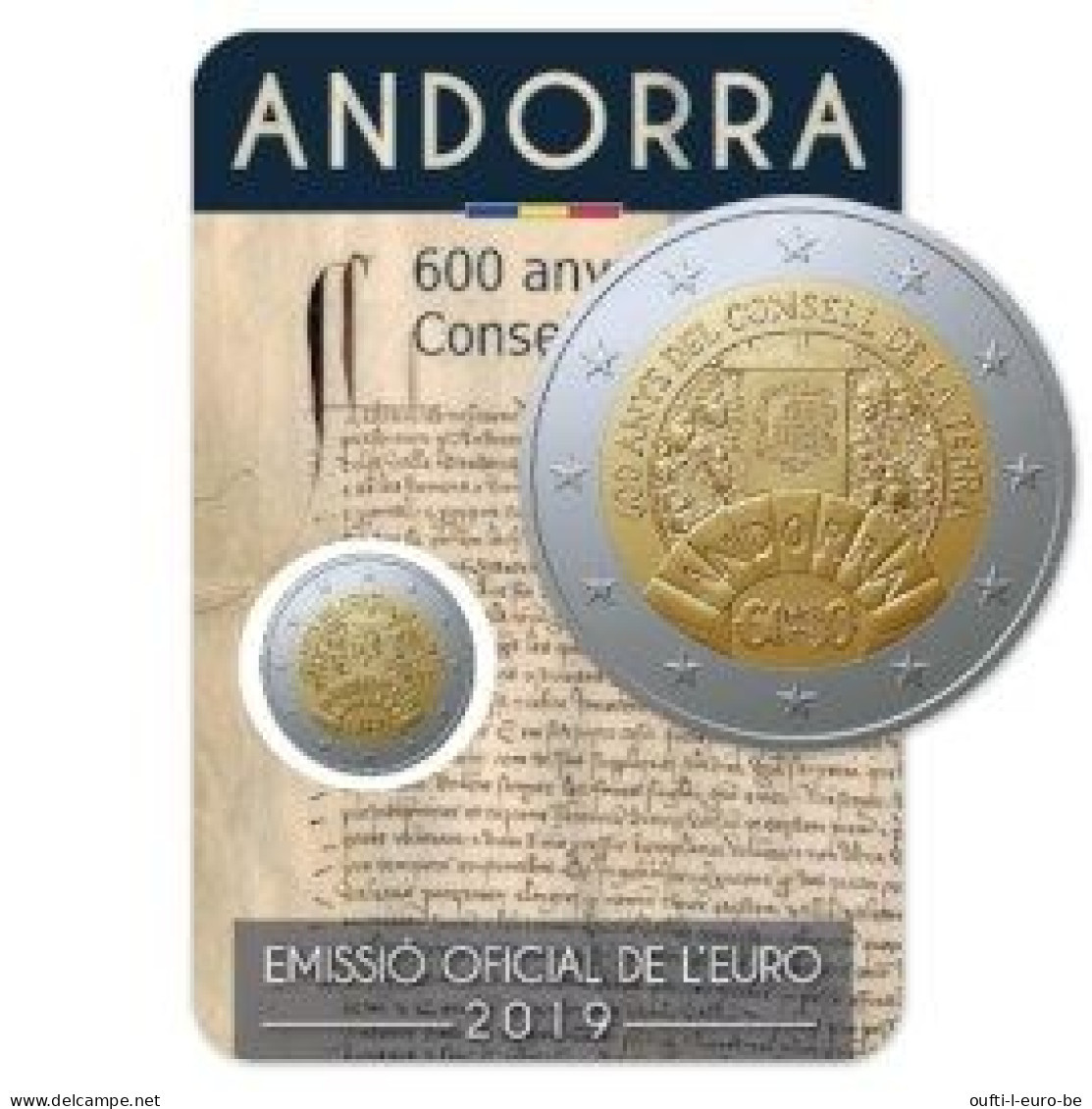 2€ Commémorative Andorre 2019 - Andorra