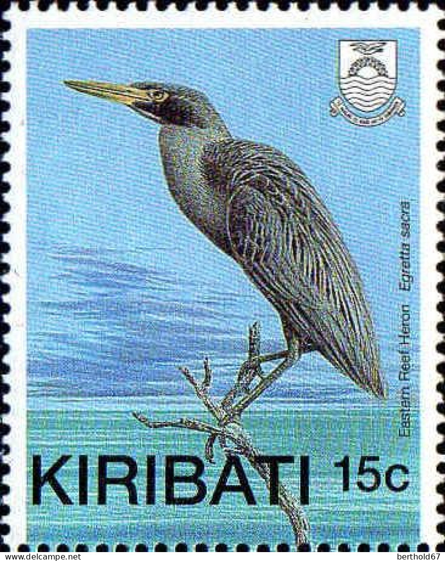 Kiribati Poste N** Yv:195/198 Oiseaux & Leurs Jeunes - Andere & Zonder Classificatie