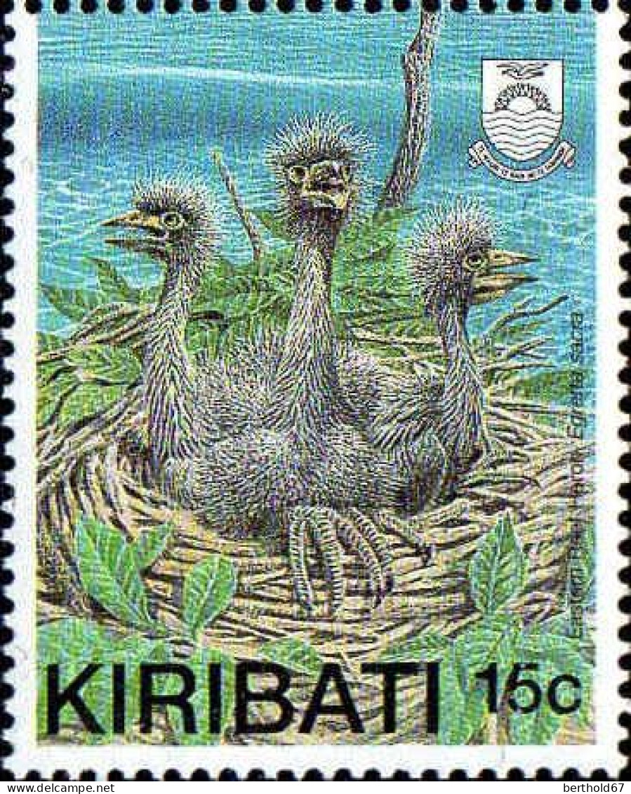 Kiribati Poste N** Yv:195/198 Oiseaux & Leurs Jeunes - Altri & Non Classificati