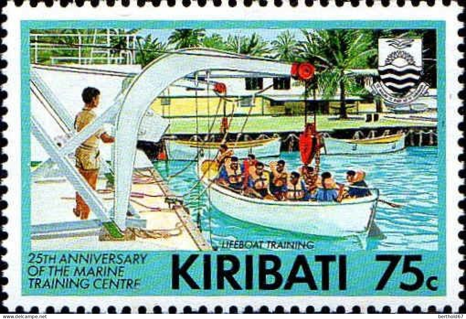 Kiribati Poste N** Yv:262/265 Centre D'entrainement De La Marine - Militaria